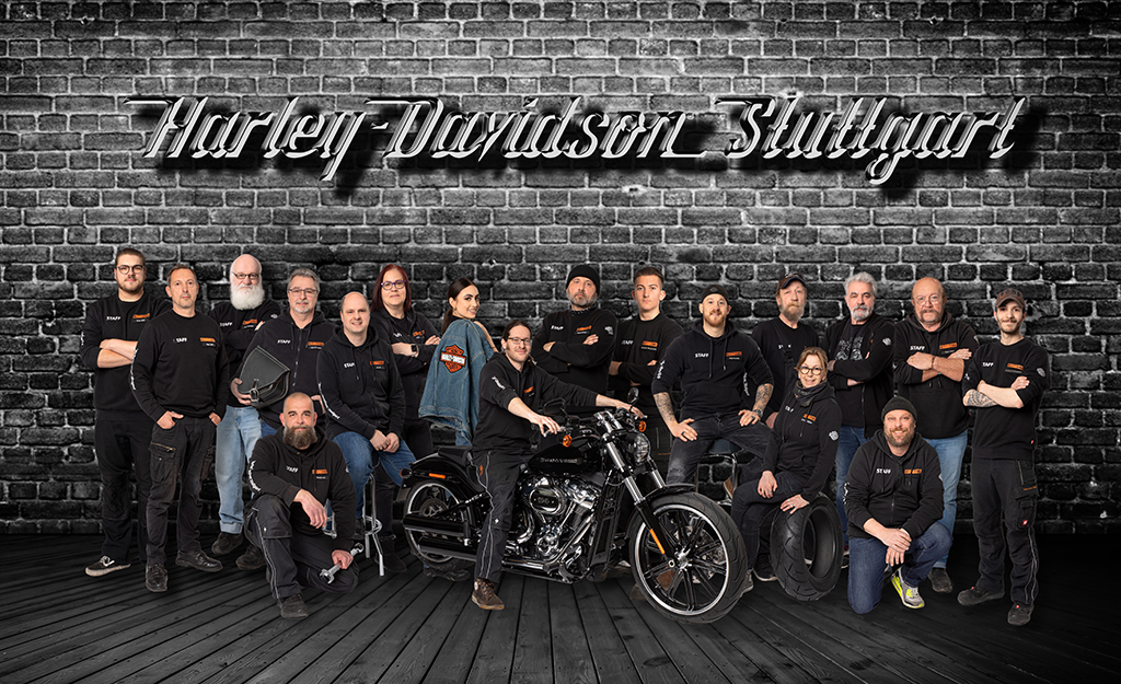Harley Davidson Stuttgart Teambild